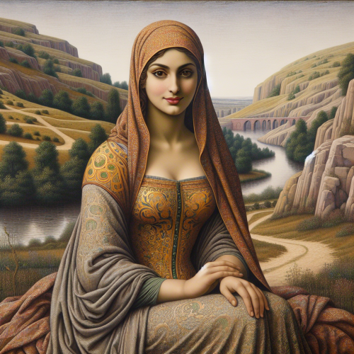 Create a painting of monalisa